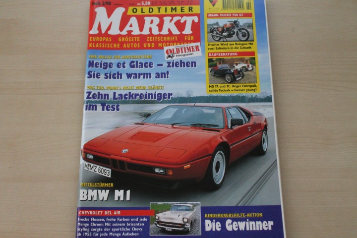 Deckblatt Oldtimer Markt (02/1998)